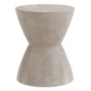 Found & Fable Grey Chess Outdoor Side Table
