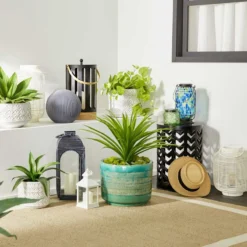 Found & Fable LED Metal & Wooden Lantern, Large -Outdoor Corner Shop found fable led metal wooden lantern large 2