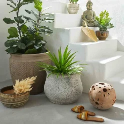 Found & Fable Outdoor Buddha Garden Statue, 16" -Outdoor Corner Shop found fable outdoor buddha garden statue 16 4