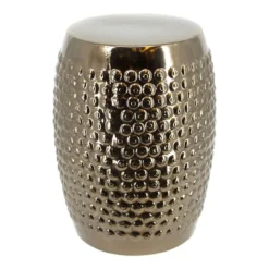 Found & Fable Patina Finish Ceramic Garden Stool, 19.5"