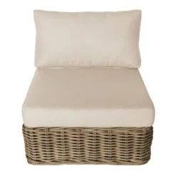 Found & Fable Set Of 2 Hamptons All-Weather Wicker Armless Outdoor Chair With Cushion -Outdoor Corner Shop found fable set of 2 hamptons all weather wicker armless outdoor chair with cushion 4