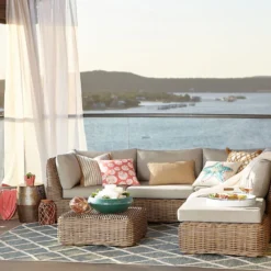 Found & Fable Set Of 2 Hamptons All-Weather Wicker Armless Outdoor Chair With Cushion -Outdoor Corner Shop found fable set of 2 hamptons all weather wicker armless outdoor chair with cushion 7