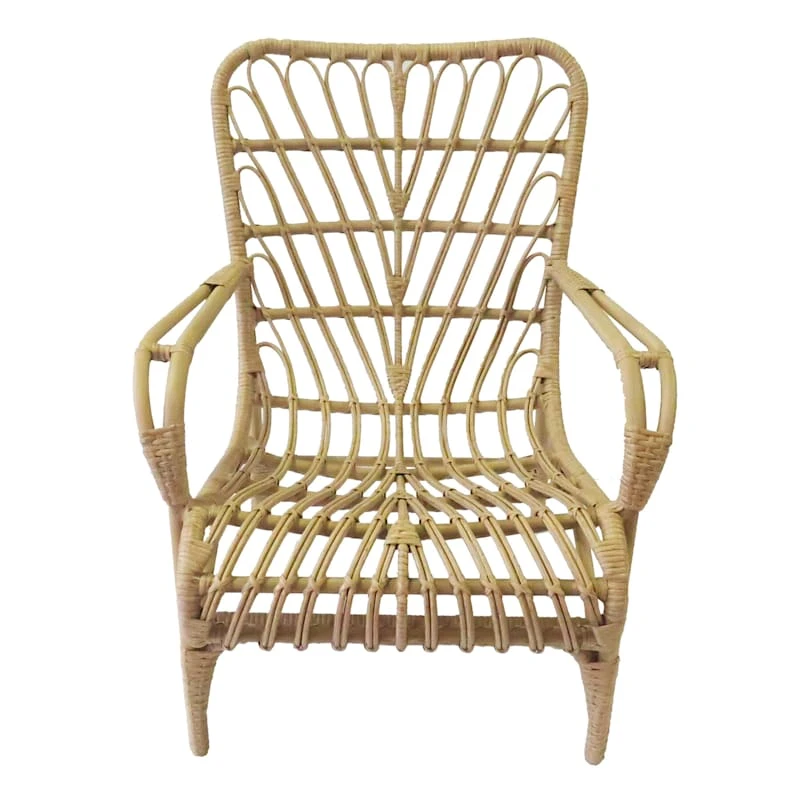 Found & Fable Tahiti Wicker Outdoor Lounge Chair 5 Found & Fable Tahiti Wicker Outdoor Lounge Chair - Image 5