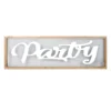 Framed Party Wooden Outdoor Wall Decor, 33"