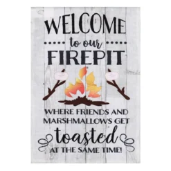 Friends And Marshmallows Garden Flag