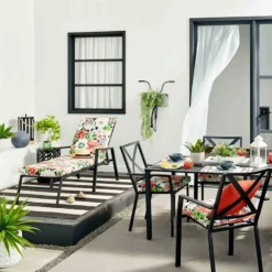 Grammercy Black Steel Slat Outdoor Chaise Lounge Chair 17 Grammercy Black Steel Slat Outdoor Chaise Lounge Chair -Outdoor Corner Shop grammercy black steel slat outdoor chaise lounge chair 7