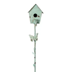 GREEN BIRD HOUSE STAKE