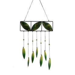 Green Leaves Garden Wind Chime, 29.5"