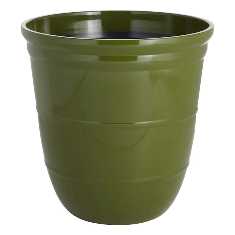 Honeybloom Ares Green Planter, 18" 1 Honeybloom Ares Green Planter, 18"