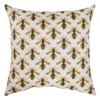 Honeybloom Bee Trellis Outdoor Throw Pillow, 16"