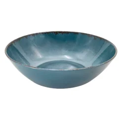 Honeybloom Blue Melamine Serving Bowl, 10"
