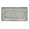 Honeybloom Grey Melamine Serving Tray, 16x8.5