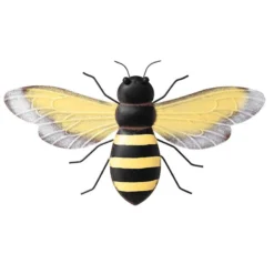 Honeybloom Metal Bumblebee Outdoor Wall Decor, 18"
