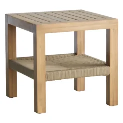 Honeybloom Park City Acacia Wood Outdoor End Table