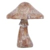 Honeybloom Rustic Mushroom Garden Statue, 8"