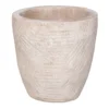 Indoor Textured Terracotta Clay Pot, Large
