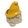 Indoor Yellow Ceramic Gnome Planter, 6"