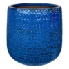 Isis Mist Blue Ceramic Planter, Large