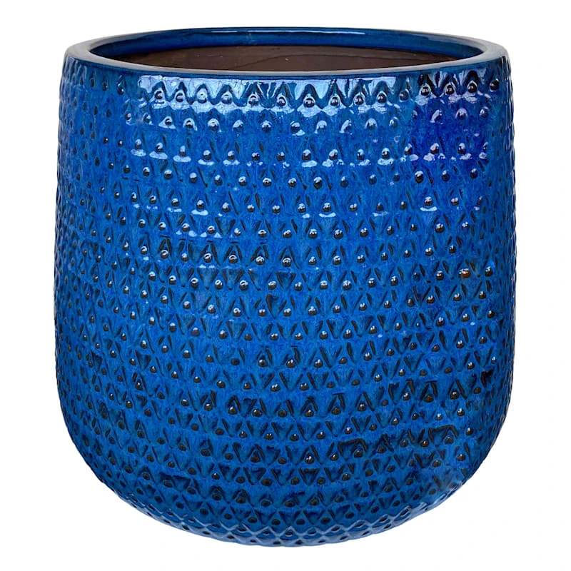 Isis Mist Blue Ceramic Planter, Large 1 Isis Mist Blue Ceramic Planter, Large