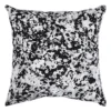 Laila Ali Black & Blue Splatter Paint Outdoor Throw Pillow, 16"