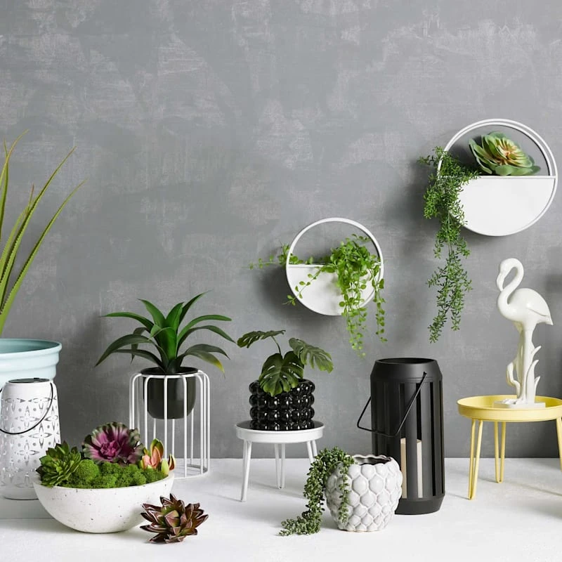 Laila Ali Black Metal Outdoor Lantern, 13" 5 Laila Ali Black Metal Outdoor Lantern, 13" - Image 5