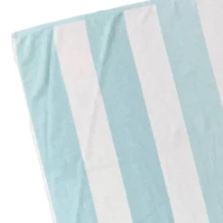 Laila Ali Blue Cabana Striped Beach Towel, 34x62 5 Laila Ali Blue Cabana Striped Beach Towel, 34x62 -Outdoor Corner Shop laila ali blue cabana striped beach towel 34x62 3