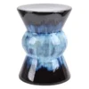 Laila Ali Ceramic Dip Dye Ceramic Plant Stand, 16.9"
