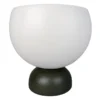 Laila Ali Indoor Mod Black & White Round Ceramic Pot, 9.8"