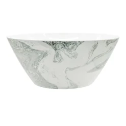 Laila Ali Marbled Melamine Serving Bowl