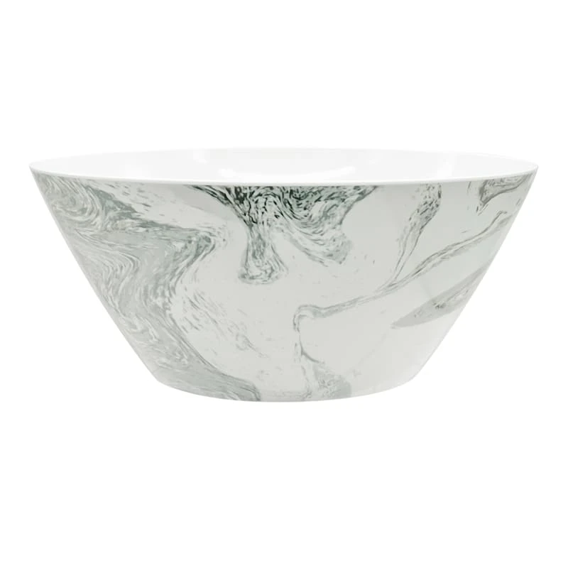 Laila Ali Marbled Melamine Serving Bowl 1 Laila Ali Marbled Melamine Serving Bowl