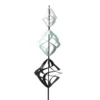 Laila Ali Metal Triple Wind Spinner Garden Stake, 42"