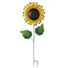 Large Metal Sunflower Garden Stake, 42"