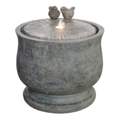 LED Bird Fountain, 18"