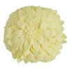 Lemon Meringue Petal Outdoor Throw Pillow, 18"