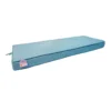 Light Blue Gusseted Outdoor Bench Cushion