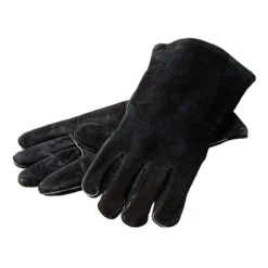 Lodge Leather Cooking Gloves, Black