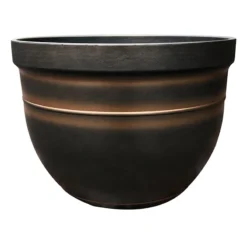 Madison Rustic Brown Planter, 11"