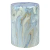 Marbled Ceramic Plant Stand, 17.7"