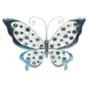 Metal Beaded Butterfly Outdoor Wall Decor, 27"