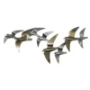 Metal Birds Outdoor Wall Decor, 15"