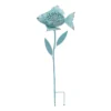 Metal Fish Garden Stake Blue, 41"