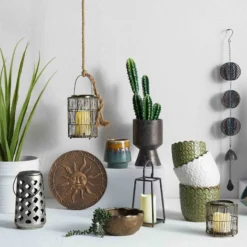 Metal Hanging Garden Chime, 36" -Outdoor Corner Shop metal hanging garden chime 36 2