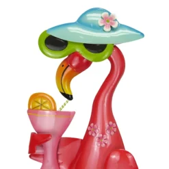 Metal Party Flamingo Stake, 38" -Outdoor Corner Shop metal party flamingo stake 38 2