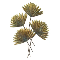 Metal Plants Outdoor Wall Decor, 33"