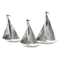 Metal Sailboat Outdoor Wall Decor, 21"
