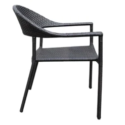 Mid-Century Brown Outdoor Wicker Chair 7 Mid-Century Brown Outdoor Wicker Chair -Outdoor Corner Shop mid century brown outdoor wicker chair 3