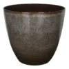 Mottled Brown Egg-Shaped Planter, 16"