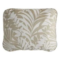 Natural Royal Palm Outdoor Corded Back Cushion