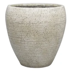 Natural Speckled Cement Planter, Large