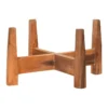 Natural Wooden Plant Stand, 12.5x6.5